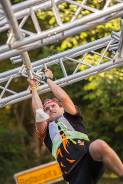 Kamp, Andorra: 2020 Eylül 05: 2020 Sparta Yarış Engelli Yarışı 'na katılan yarışmacılar, Andorra' da, Eylül 05, 2020.