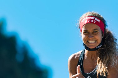 Kamp, Andorra: 2020 Eylül 05: 2020 Sparta Yarış Engelli Yarışı 'na katılan yarışmacılar, Andorra' da, Eylül 05, 2020.