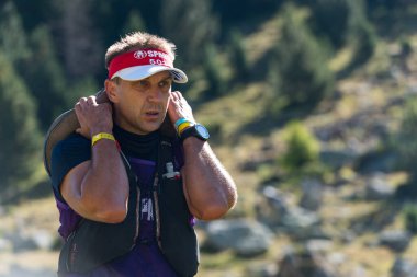 Kamp, Andorra: 2020 Eylül 05: 2020 Sparta Yarış Engelli Yarışı 'na katılan yarışmacılar, Andorra' da, Eylül 05, 2020.