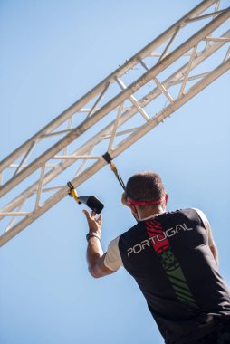 Kamp, Andorra: 2020 Eylül 05: 2020 Sparta Yarış Engelli Yarışı 'na katılan yarışmacılar, Andorra' da, Eylül 05, 2020.