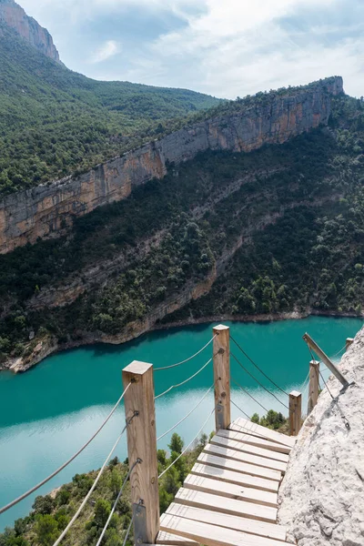 Vista Del Desfiladero Del Congost Mont Rebei Cataluña España Verano — Foto de Stock