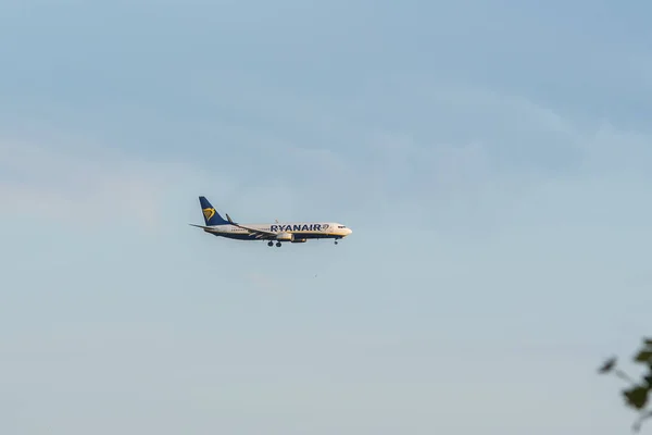 Barcelona Espanha Setembro 2020 Ryanair Airbus A320 Decolando Setembro 2020 — Fotografia de Stock