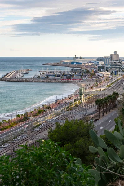 Tarragona España 2020 Septiembre Vistas Del Puerto Ciudad Tarragona Verano — Foto de Stock