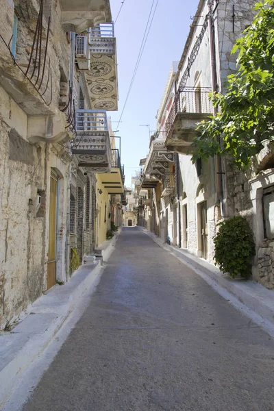 Pirgi Village Chios Island Greece — Stock Photo, Image