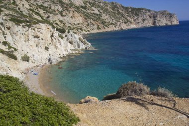 Sakız Adası'nda güzel yaz sahnesi, Yunanistan