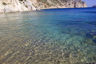 Beautiful summer scene in Chios Island,Greece clipart