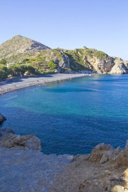 Sakız Adası'nda güzel yaz sahnesi, Yunanistan