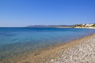 Sakız Adası'nda güzel yaz sahnesi, Yunanistan