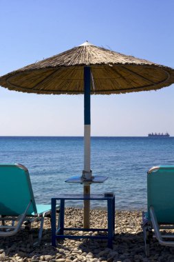 Sakız Adası'nda güzel yaz sahnesi, Yunanistan