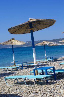 Sakız Adası'nda güzel yaz sahnesi, Yunanistan