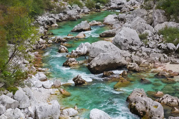 Долина Соа Словенії — стокове фото