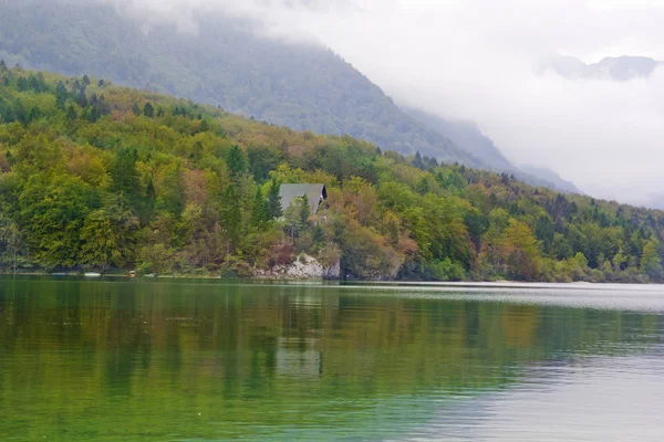 Beautiful Scene Lake Bohinj Slovenia — Stock Photo, Image