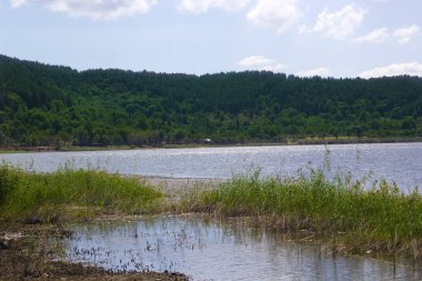 İzmir, İzmir 'de Golcuk Gölü' nde güzel manzara