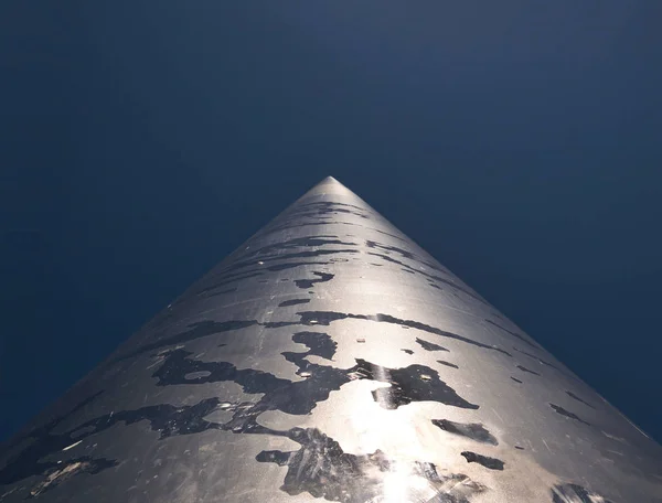 Spire Landmark Dublin Photographed Blue Sky Bottom — Stock Photo, Image