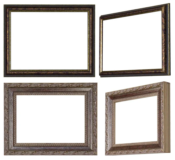 Een Profiel Frame Een Afbeeldingsframe Met Een Patroon Als Decoratie — Stockfoto