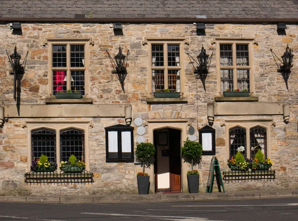 Restaurace Kamenném Domě Městě Donegal — Stock fotografie