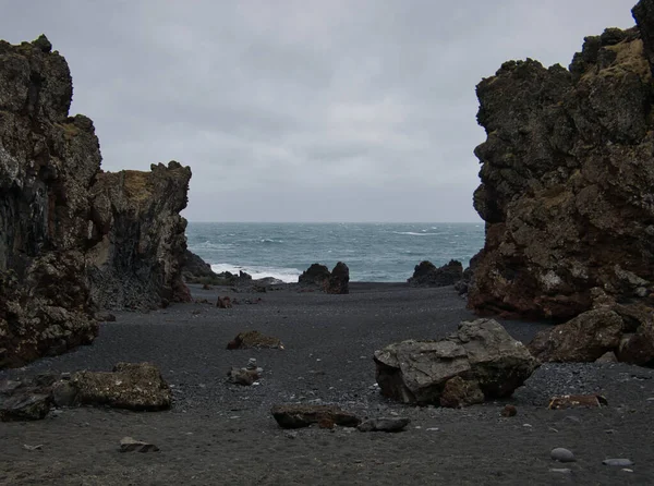Bay na poloostrově Snaefellsness na Islandu — Stock fotografie