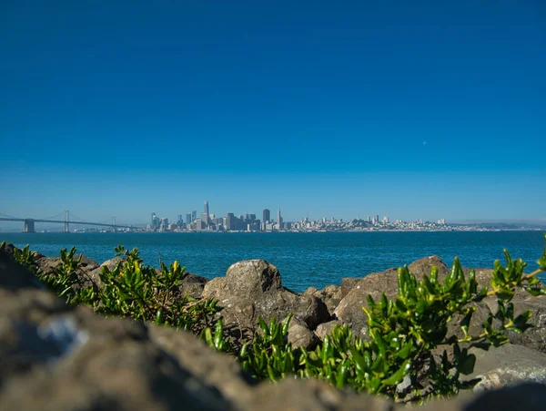 Bela Vista Ilha Tesouro Califórnia Para São Francisco — Fotografia de Stock