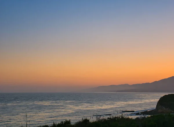 Kleurrijke Lucht Californië Kort Zonsondergang — Stockfoto