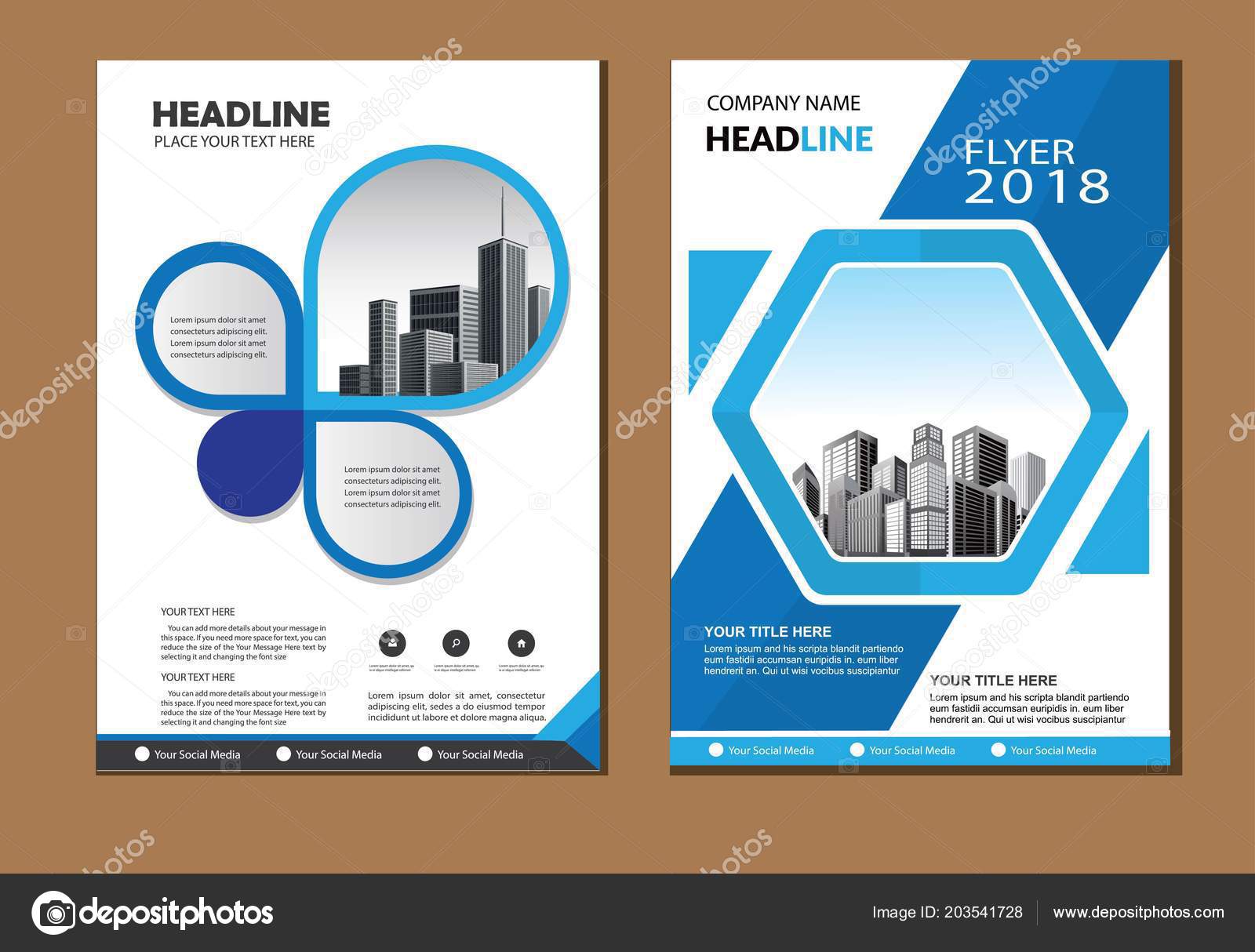 Design Cover Book Brochure Flyer Layout Annual Report Business Template Stock Vector Image by