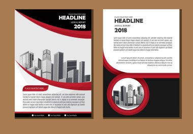 Şablon, düzen, kapağı, broşür, el ilanı, tasarım arka plan şirket için faaliyet raporu