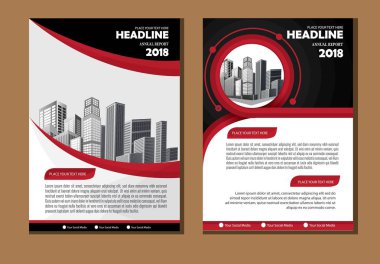 Şablon, düzen, kapağı, broşür, el ilanı, tasarım arka plan şirket için faaliyet raporu
