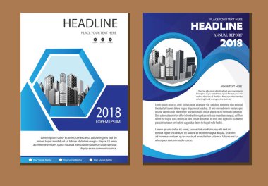 Şablon, düzen, kapağı, broşür, el ilanı, tasarım arka plan şirket için faaliyet raporu