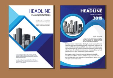 Şablon, düzen, kapağı, broşür, el ilanı, tasarım arka plan şirket için faaliyet raporu