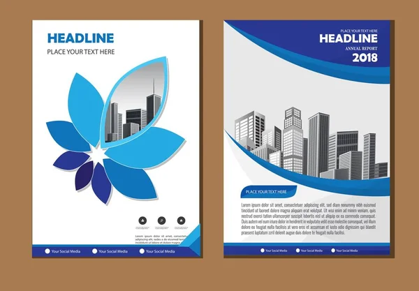İş soyut vektör şablonu. Broşür tasarımı, modern tasarım, yıllık rapor, poster, renkli üçgenleri olan A4 broşürü, teknoloji, bilim ve ışık arka planlı geometrik şekiller.