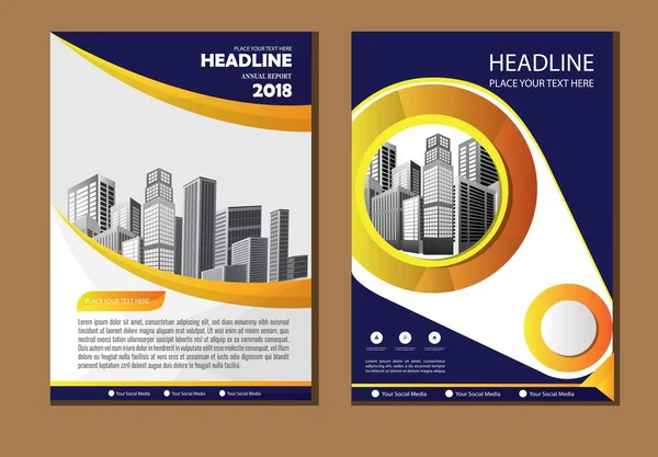 İş soyut vektör şablonu. Broşür tasarımı, modern tasarım, yıllık rapor, poster, renkli üçgenleri olan A4 broşürü, teknoloji, bilim ve ışık arka planlı geometrik şekiller.