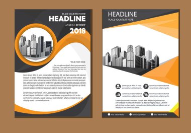 Broşür tasarımı, modern tasarım, yıllık rapor, poster, renkli üçgenleri olan A4 broşürü, teknoloji, bilim ve ışık arka planlı geometrik şekiller.