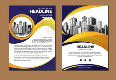 Broşür tasarımı, modern tasarım, yıllık rapor, poster, renkli üçgenleri olan A4 broşürü, teknoloji, bilim ve ışık arka planlı geometrik şekiller.