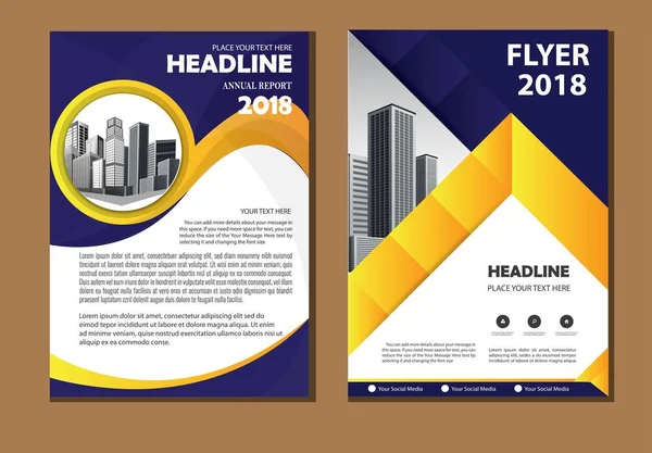 Brochure Ontwerp Omslag Moderne Lay Out Jaarverslag Poster Flyer Met — Stockvector