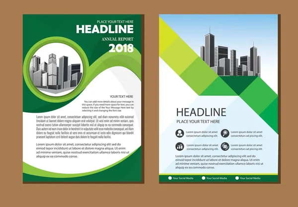 Brochure Ontwerp Omslag Moderne Lay Out Jaarverslag Poster Flyer Met — Stockvector