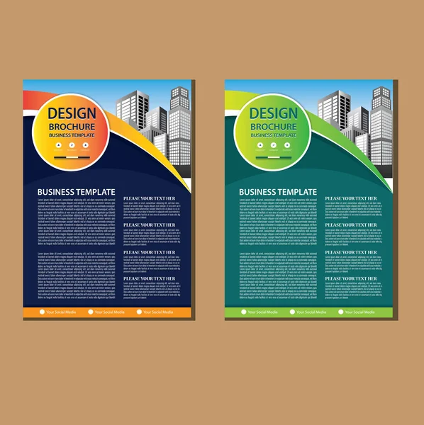 Brochure Sjabloon Cover Ontwerp Jaarverslag Tijdschrift Flyer Een Boekje Met — Stockvector