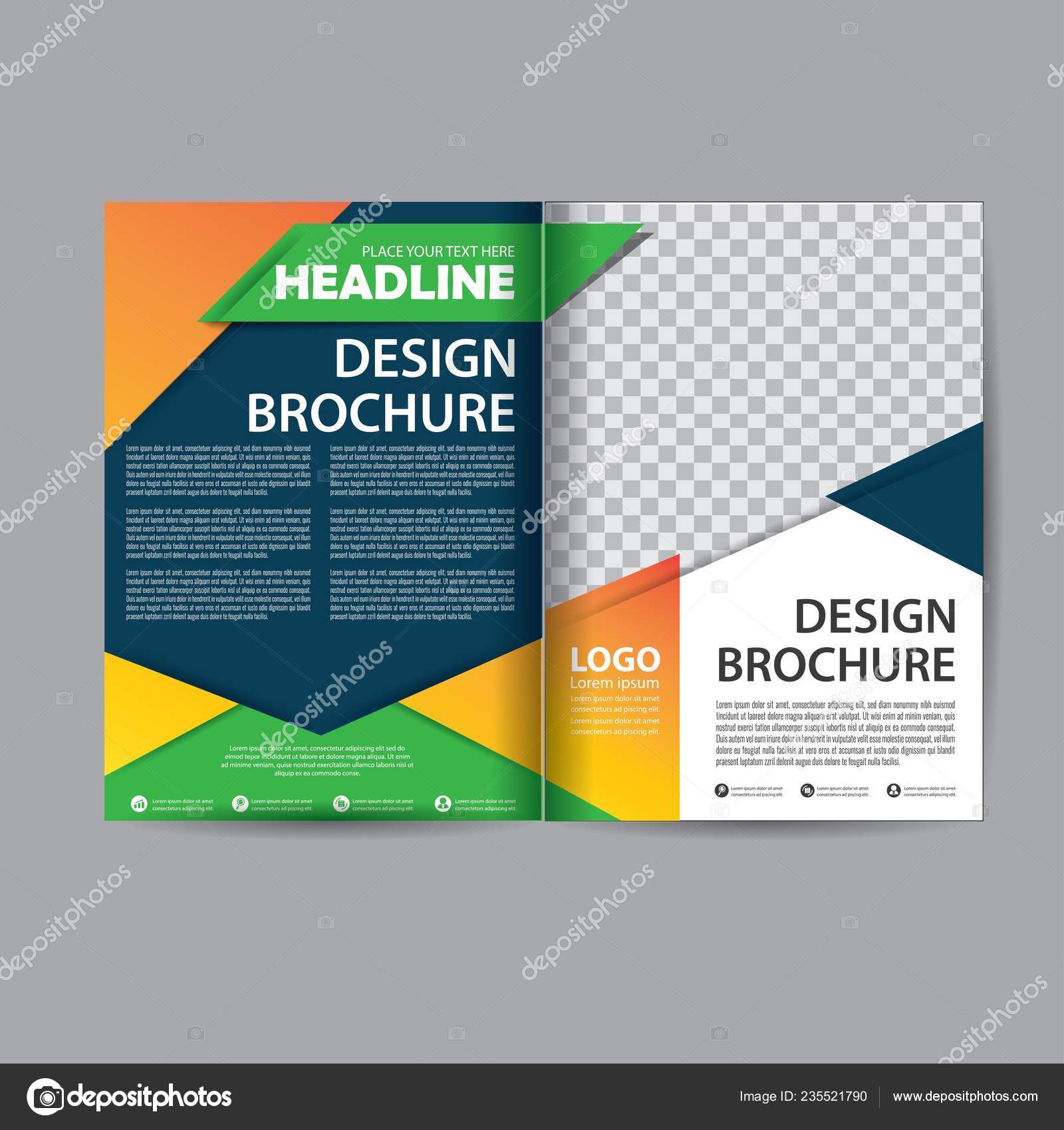 Business Abstract Vector Template Brochure Design Cover Modern Regarding Technical Brochure Template