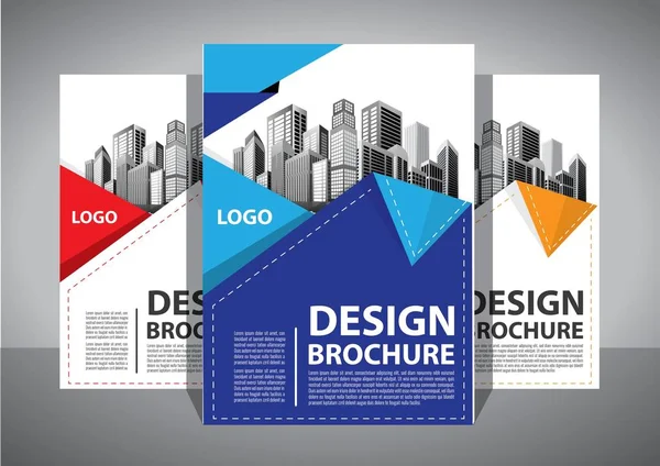 Abstrakte Vektorvorlage Für Unternehmen Broschürendesign Einband Modernes Layout Jahresbericht Poster — Stockvektor