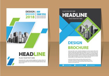 İş soyut vektör şablonu. Broşür tasarımı, modern tasarım, yıllık rapor, poster, renkli üçgenleri olan A4 broşürü, teknoloji, bilim ve ışık arka planlı geometrik şekiller.