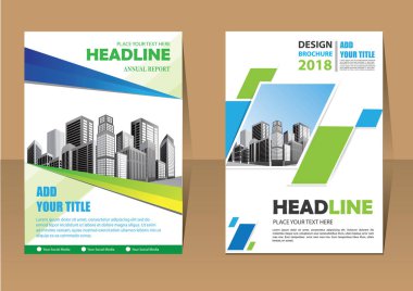 İş soyut vektör şablonu. Broşür tasarımı, modern tasarım, yıllık rapor, poster, renkli üçgenleri olan A4 broşürü, teknoloji, bilim ve ışık arka planlı geometrik şekiller.