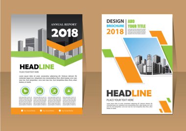 İş soyut vektör şablonu. Broşür tasarımı, modern tasarım, yıllık rapor, poster, renkli üçgenleri olan A4 broşürü, teknoloji, bilim ve ışık arka planlı geometrik şekiller.