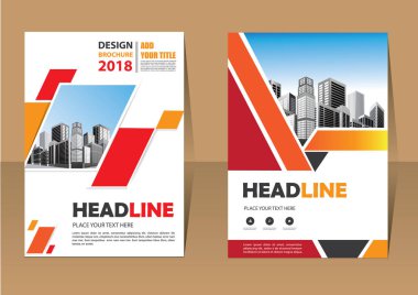 İş soyut vektör şablonu. Broşür tasarımı, modern tasarım, yıllık rapor, poster, renkli üçgenleri olan A4 broşürü, teknoloji, bilim ve ışık arka planlı geometrik şekiller.