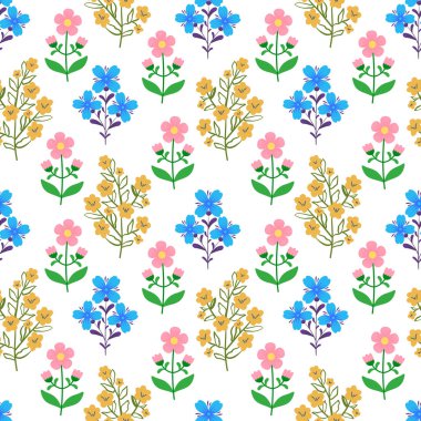 Çiçeksiz desen. İskandinav tarzı. Şekillendirilmiş desenli desenli desenli çizimler. Şirin el kağıdın ambalajı için düz bitkiler çizilmiş..