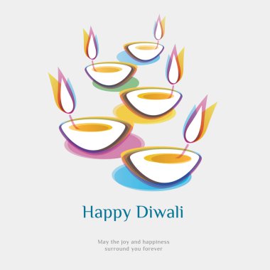 Diwali tasarım arka plan. EPS katmanlarla gel.