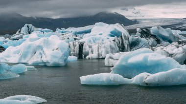 jokulsarlon buzul lagün İzlanda buz büyük buzdağı