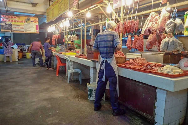 Perak Malaysia Januar 2019 Blick Auf Ipoh Wet Market Und — Stockfoto