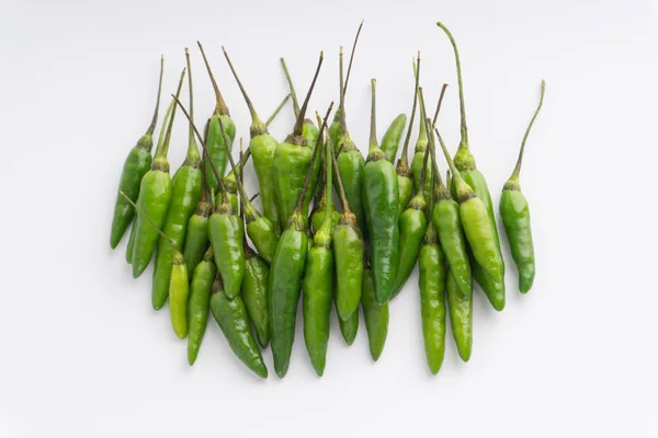 Green Bird Eye Chili Thai Chili Pepper Bird Chili Pepper — Foto de Stock