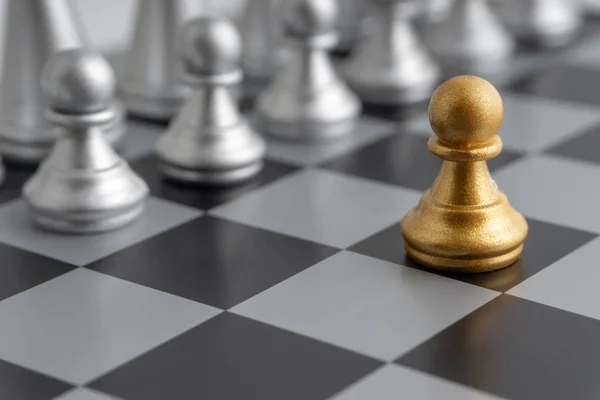 Šachová Deska Detailní Pozadí Selektivní Fokus Plodin Fragment — Stock fotografie