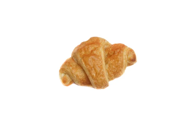 Croissant Isolerad Vit Bakgrund — Stockfoto