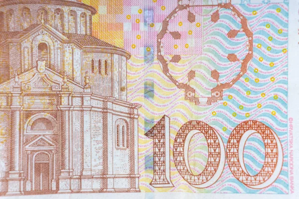 Хорватська Куна Або Sto Куна Гроші Валюти Крупним Планом Вибірковий — стокове фото