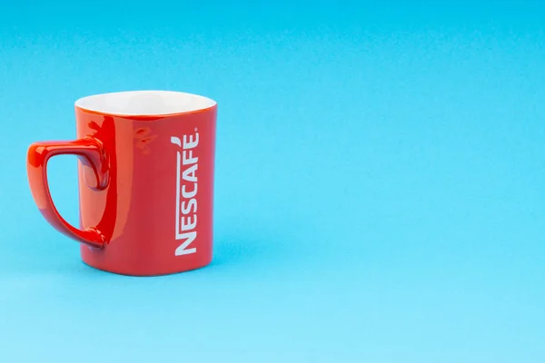 Kuala Lumpur Malaisie Juillet 2019 Tasse Promotionnelle Nescafe Rouge Sur — Photo